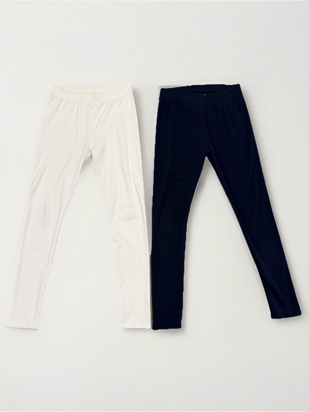 Gymboree Bundle Of 2 Girls Sz 10 School Uniform Leggings Navy And White VGUC
